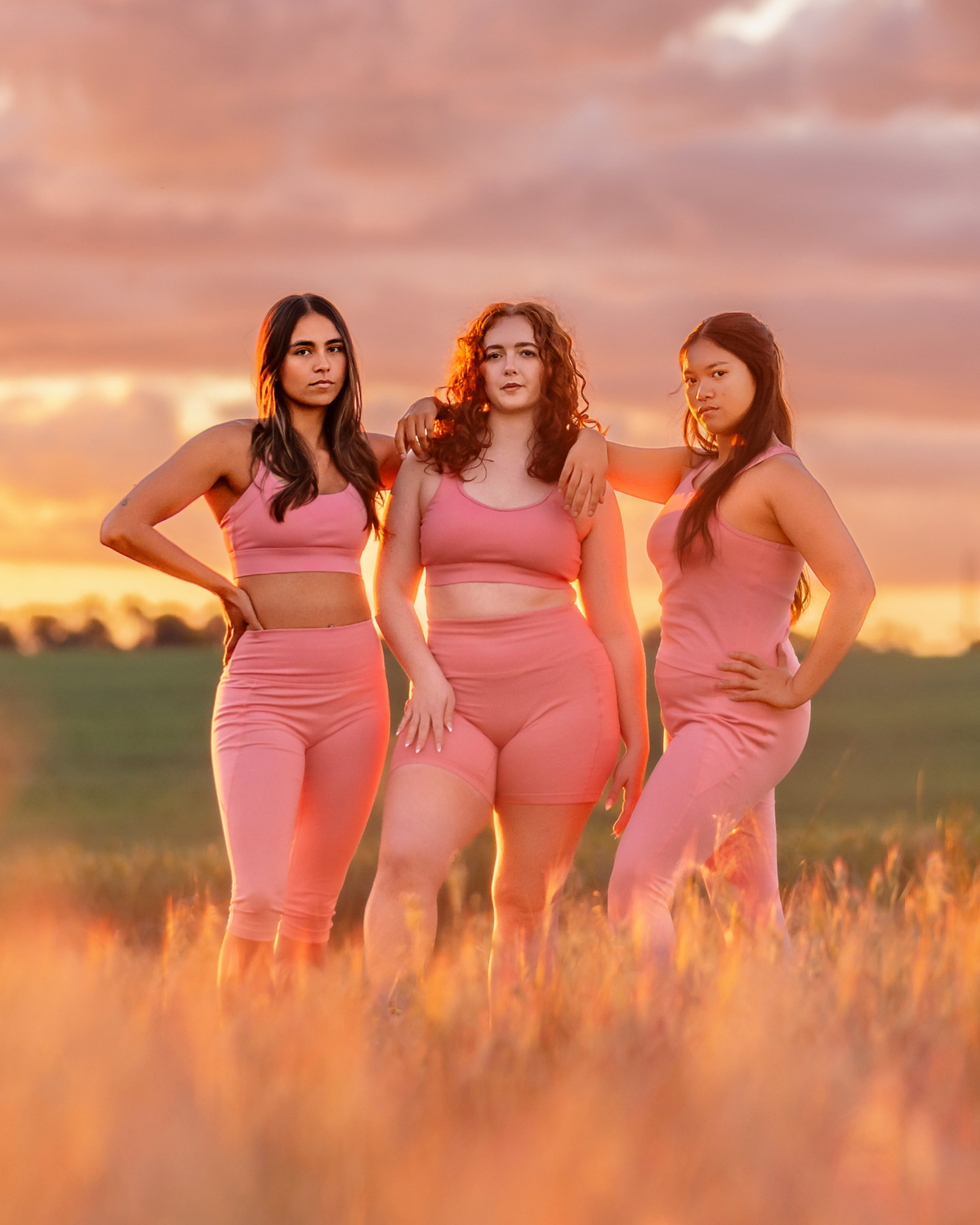 Seafree Leggings – Pink Tide