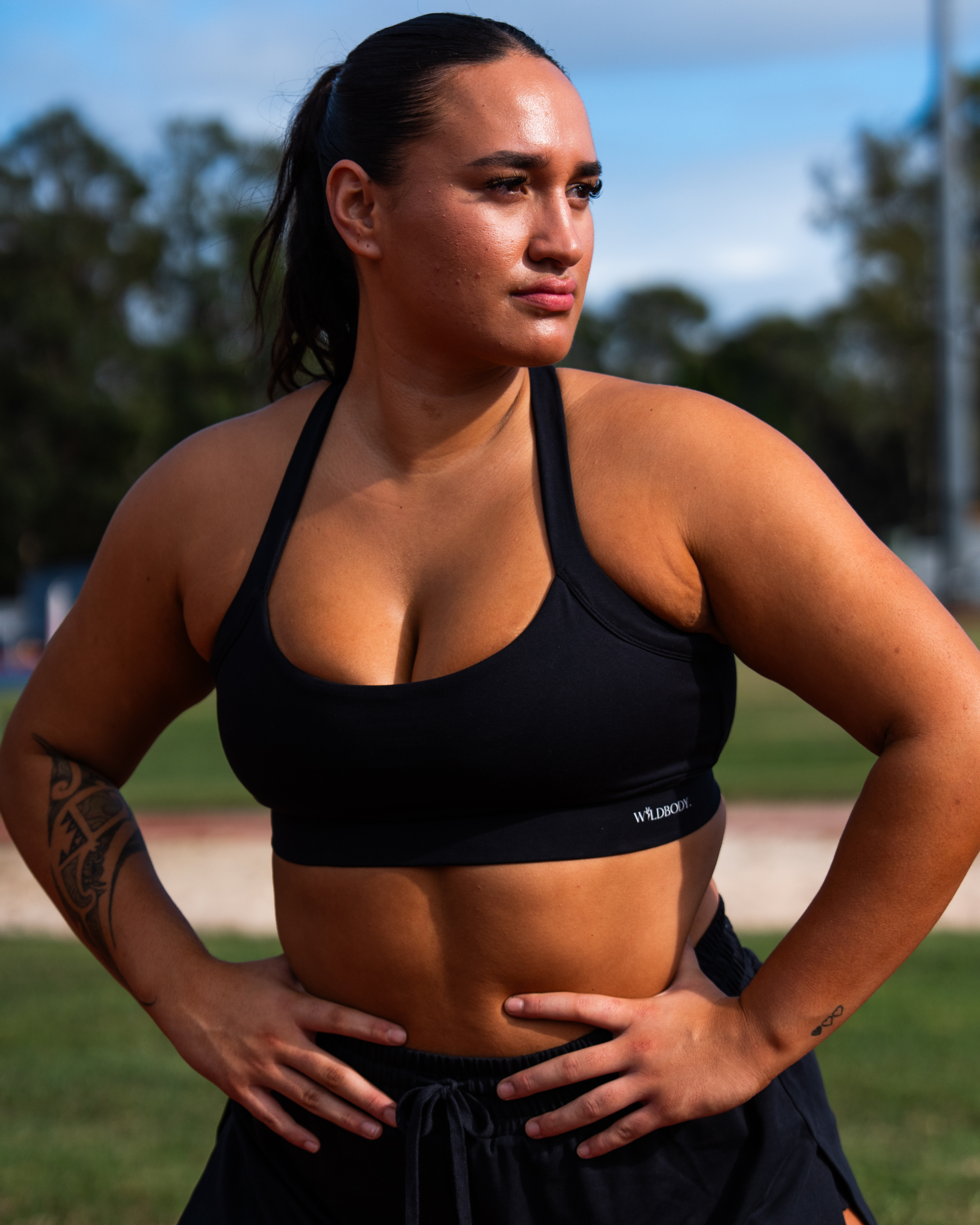 Momentum Bralet – Graphite