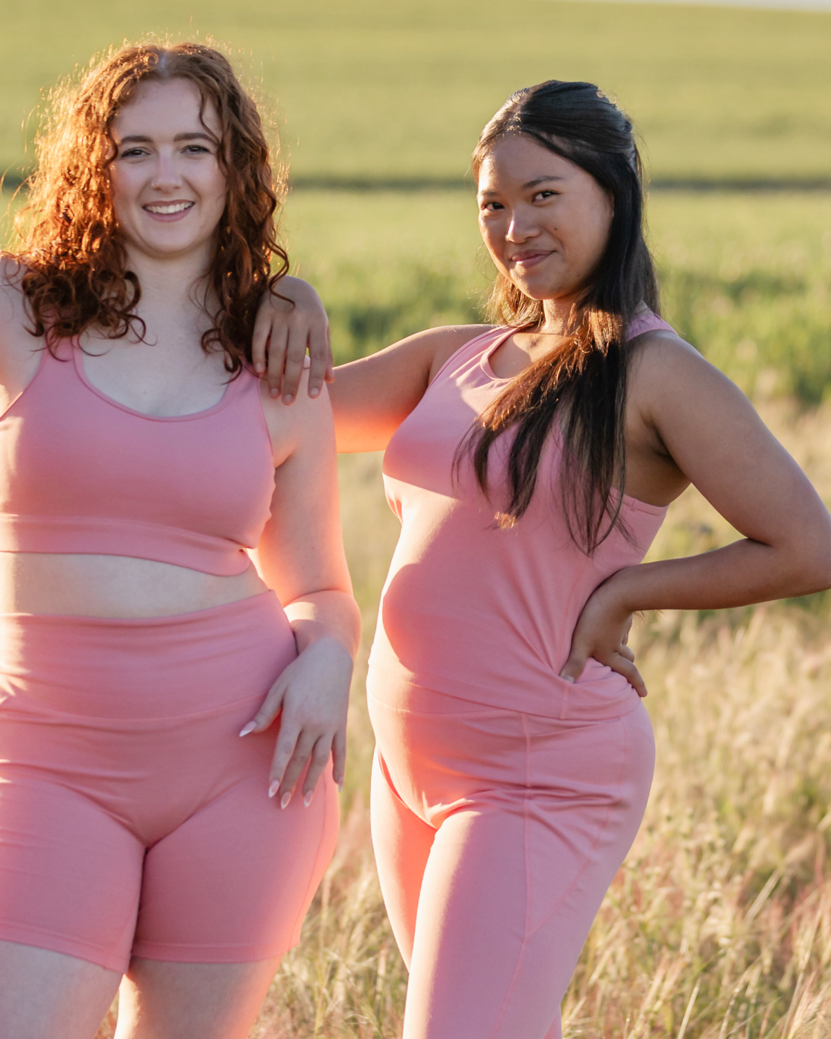 Rise Tank Top – Pink Tide