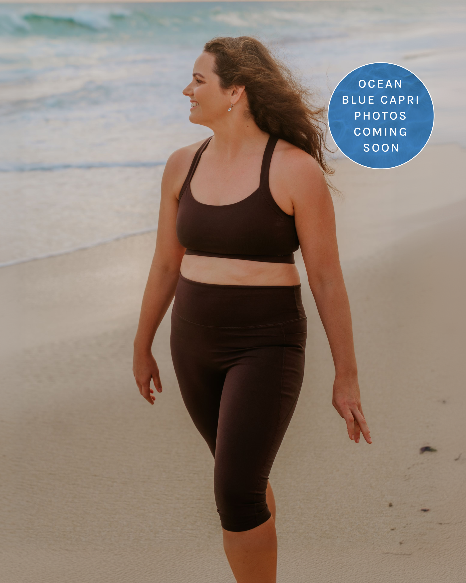 Seafree Capri (3/4 Length) – Ocean Blue