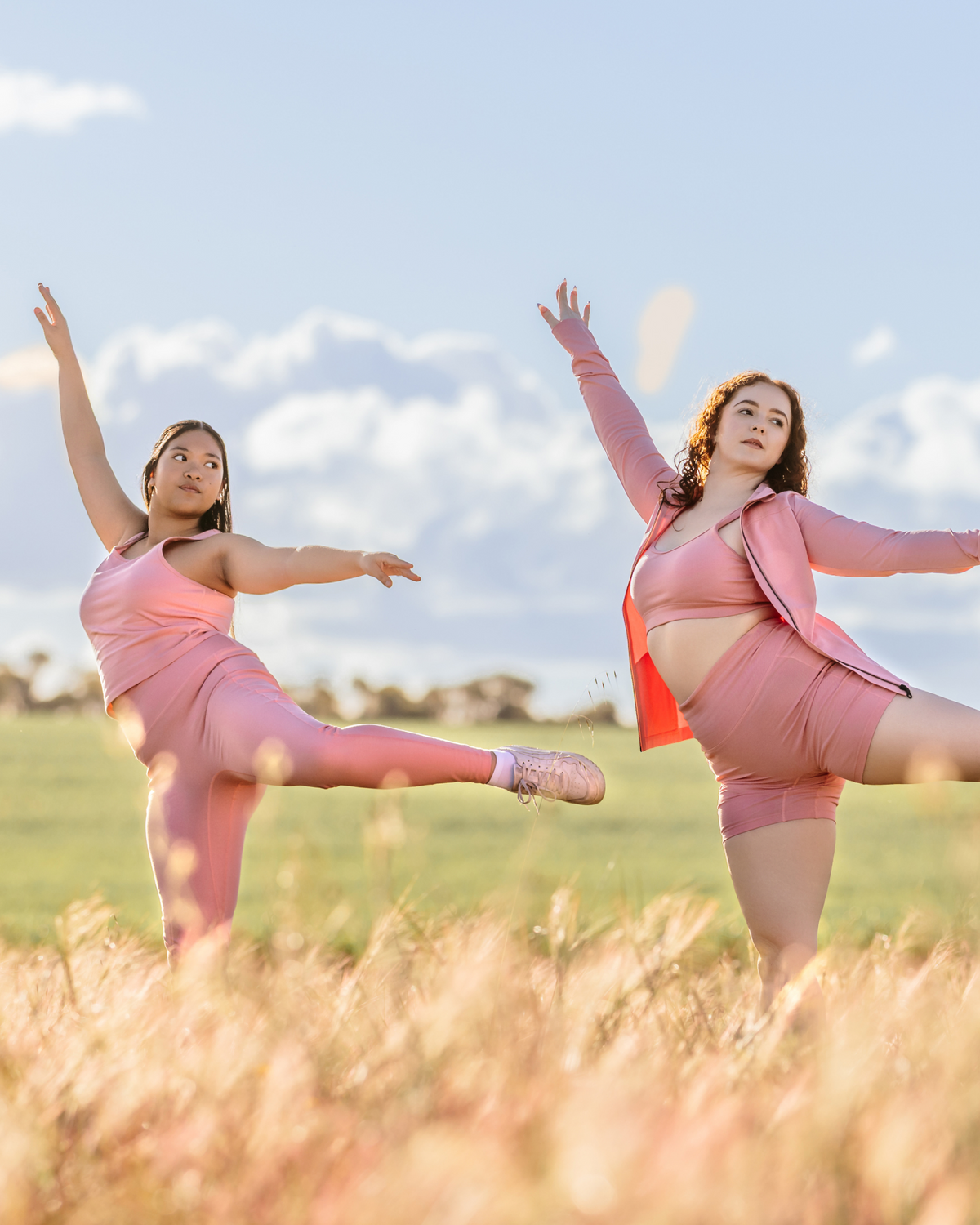 Seafree Leggings – Pink Tide